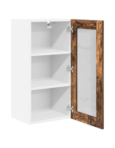 Armadio pensile Riga 2 pcs Rovere fumé 40 x 31 x 80 cm