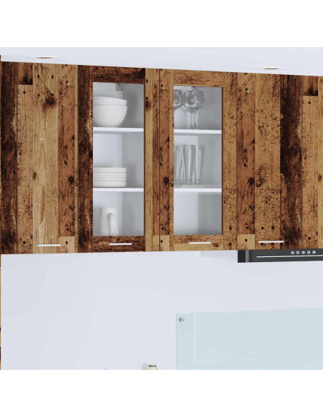 Armadio pensile Riga 2 pcs Legno vecchio 40 x 31 x 80 cm