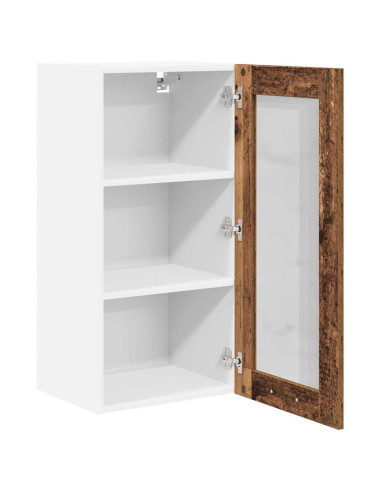 Armadio pensile Riga 2 pcs Legno vecchio 40 x 31 x 80 cm