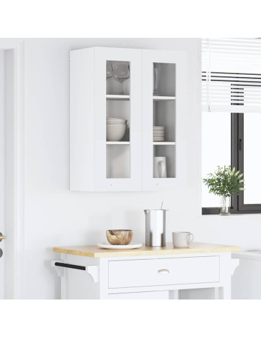 Armadio pensile Riga Bianco 60 x 31 x 80 cm Legno multistrato