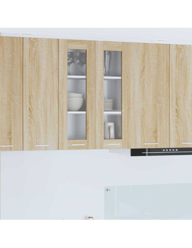 Armadio pensile con porta Riga Rovere Sonoma 60 x 31 x 80 cm