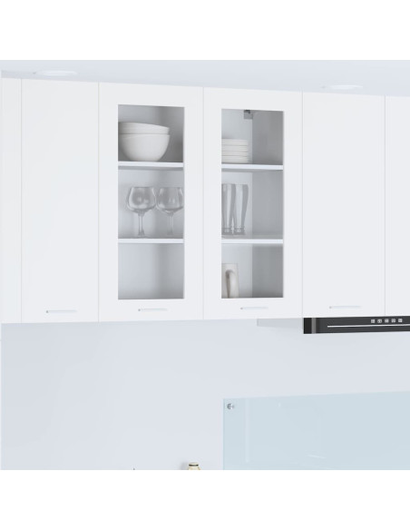 Armadio pensile Riga Bianco 80 x 31 x 80 cm Legno multistrato