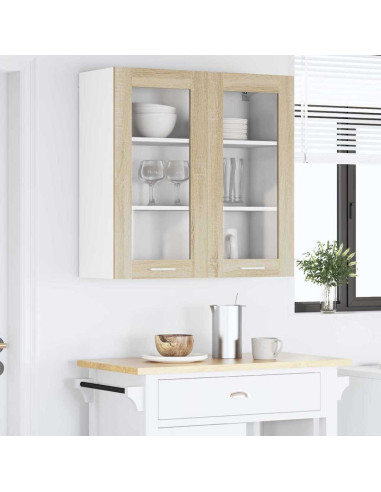 Armadio pensile con porta Riga Rovere Sonoma 80 x 31 x 80 cm