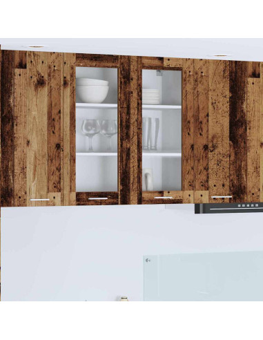 Armadio pensile con porta Riga Legno vecchio 80 x 31 x 80 cm