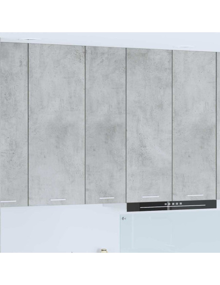 Armadio pensile con porta Riga Grigio cemento 30 x 31 x 100 cm