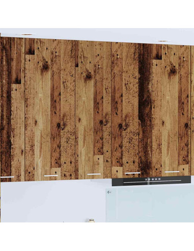 Armadio pensile con porta Riga Legno vecchio 30 x 31 x 100 cm