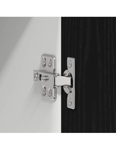 Armadio pensile con porta Riga Rovere Nero 40 x 31 x 100 cm