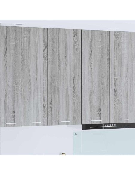 Armadio pensile con porta Riga Grigio Sonoma 40 x 31 x 100 cm
