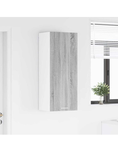 Armadio pensile con porta Riga Grigio Sonoma 40 x 31 x 100 cm