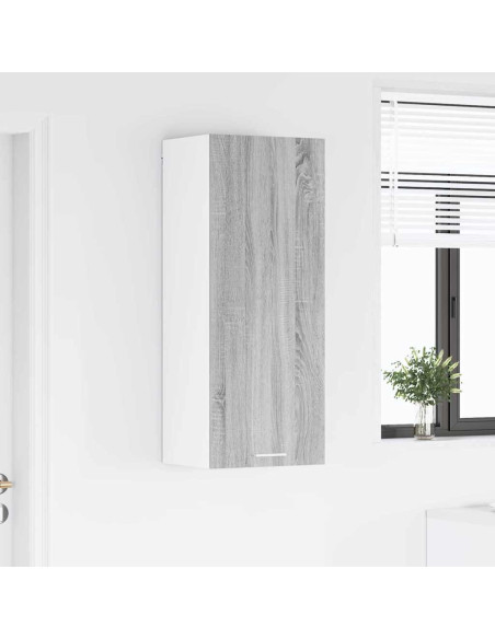 Armadio pensile con porta Riga Grigio Sonoma 40 x 31 x 100 cm