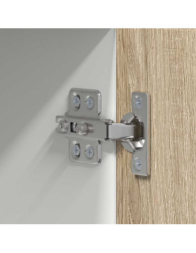 Armadio pensile Riga Quercia Sonoma e Bianca 50 x 31 x 100 cm