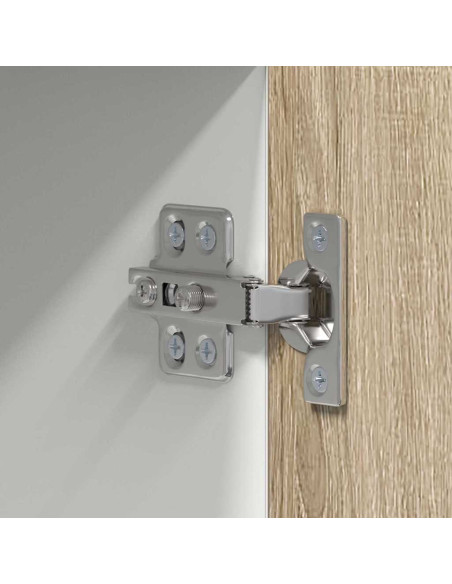 Armadio pensile Riga Quercia Sonoma e Bianca 50 x 31 x 100 cm