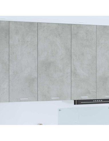 Armadio pensile Riga Grigio Cemento e Bianco 50 x 31 x 100 cm