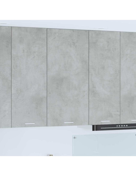 Armadio pensile Riga Grigio Cemento e Bianco 50 x 31 x 100 cm