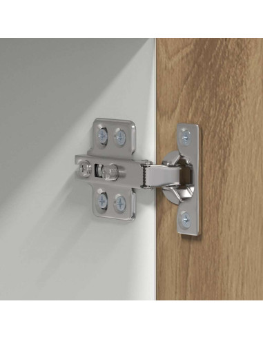 Armadio pensile Riga Rovere Artigiano e Bianco 50 x 31 x 100 cm