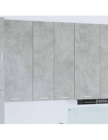 Armadio pensile con porta Riga Grigio cemento 60 x 31 x 100 cm