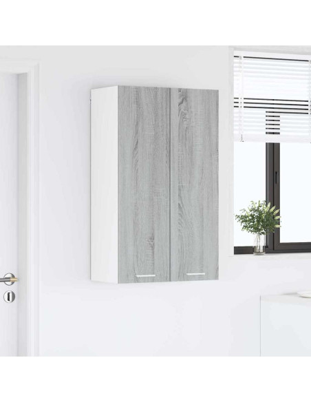 Armadio pensile con porta Riga Grigio Sonoma 60 x 31 x 100 cm