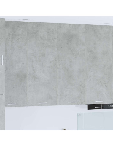 Armadio pensile con porta Riga Grigio cemento 80 x 31 x 100 cm