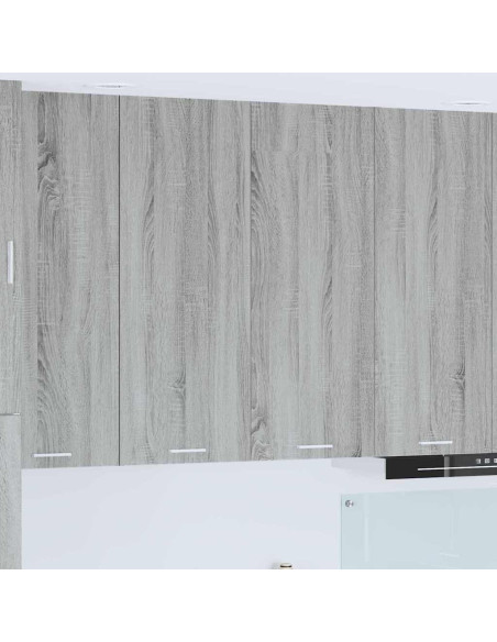 Armadio pensile con porta Riga Grigio Sonoma 80 x 31 x 100 cm