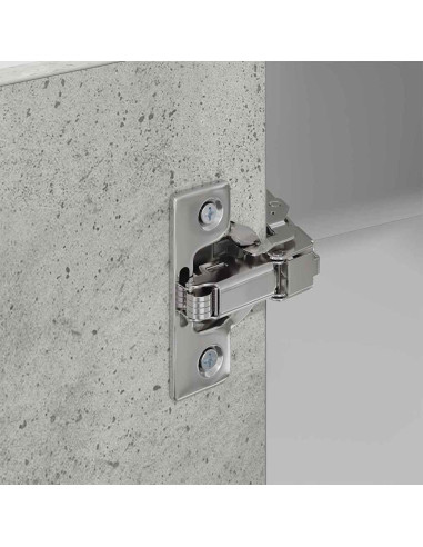 Armadio pensile Riga Grigio Cemento e Bianco 57 x 57 x 100 cm