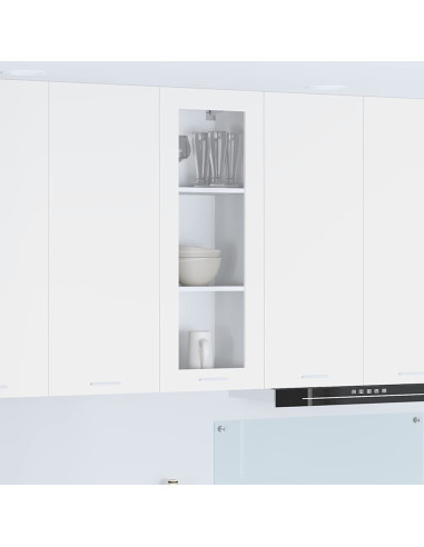 Armadio pensile Riga Bianco 40 x 31 x 100 cm Legno multistrato