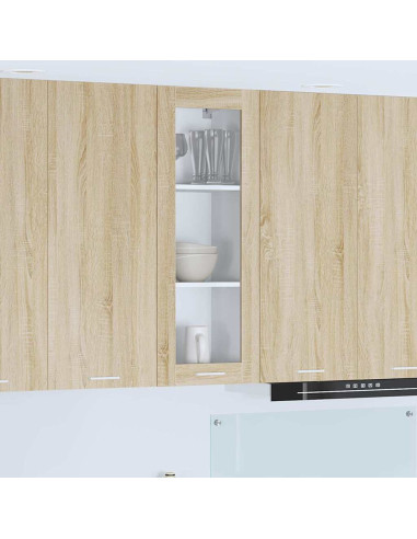 Armadio pensile con porta Riga Rovere Sonoma 40 x 31 x 100 cm