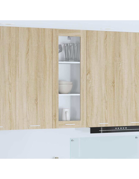 Armadio pensile con porta Riga Rovere Sonoma 40 x 31 x 100 cm