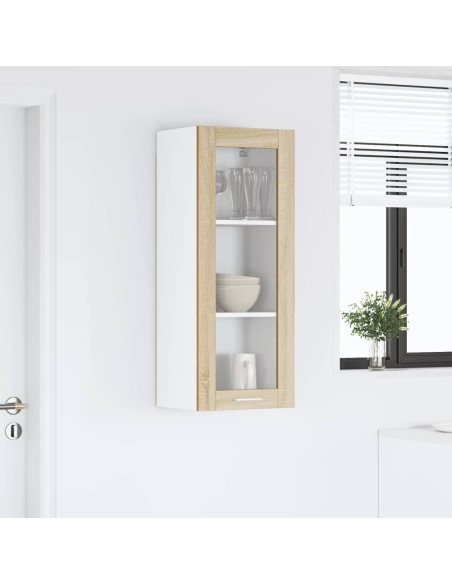 Armadio pensile con porta Riga Rovere Sonoma 40 x 31 x 100 cm