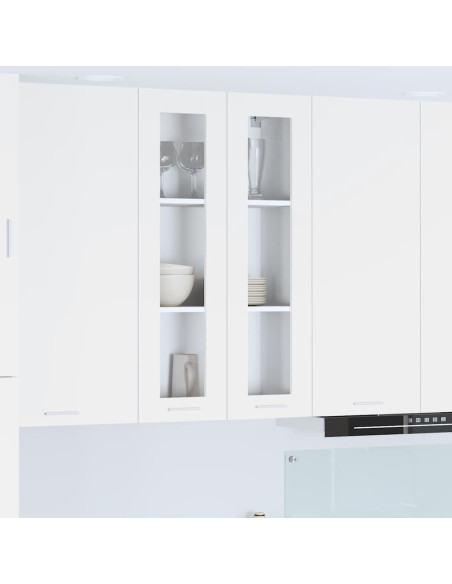 Armadio pensile Riga Bianco 60 x 31 x 100 cm Legno multistrato