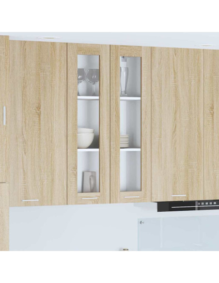 Armadio pensile con porta Riga Rovere Sonoma 60 x 31 x 100 cm