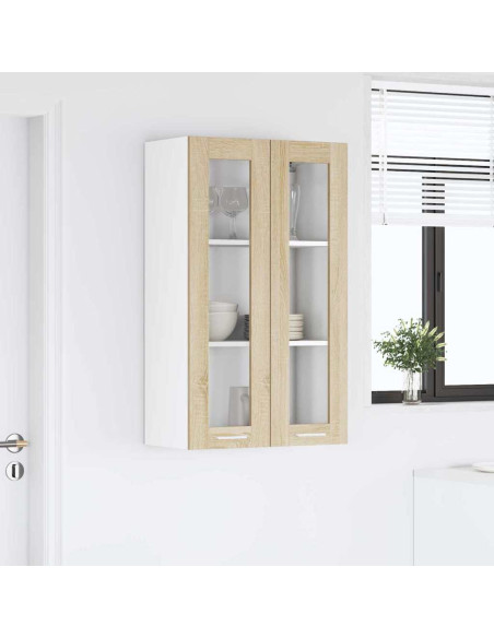 Armadio pensile con porta Riga Rovere Sonoma 60 x 31 x 100 cm