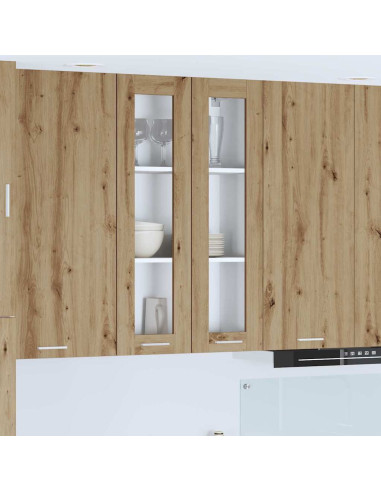 Armadio pensile Riga Rovere artigianale 60 x 31 x 100 cm