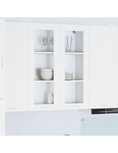 Armadio pensile Riga Bianco 80 x 31 x 100 cm Legno multistrato