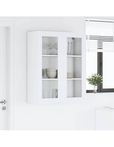 Armadio pensile Riga Bianco 80 x 31 x 100 cm Legno multistrato