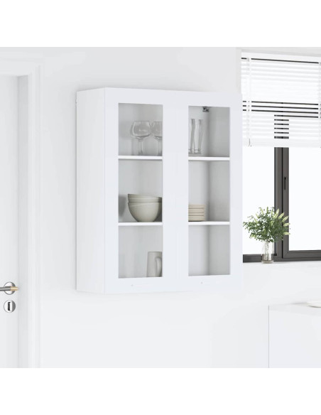 Armadio pensile Riga Bianco 80 x 31 x 100 cm Legno multistrato