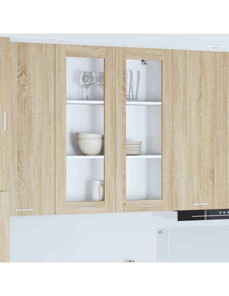 Armadio pensile con porta Riga Rovere Sonoma 80 x 31 x 100 cm