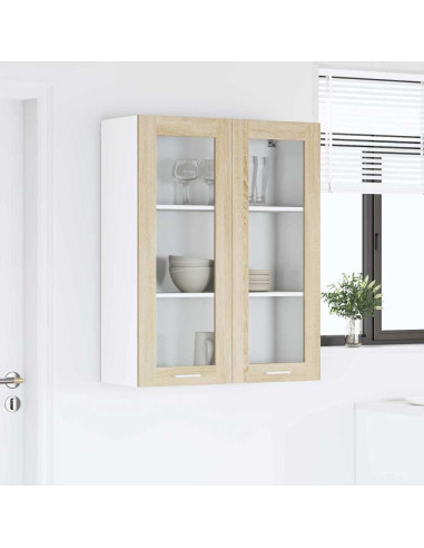 Armadio pensile con porta Riga Rovere Sonoma 80 x 31 x 100 cm