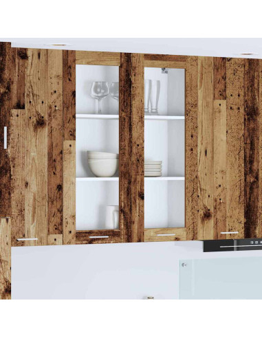 Armadio pensile con porta Riga Legno vecchio 80 x 31 x 100 cm