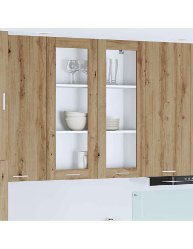 Armadio pensile Riga Rovere artigianale 80 x 31 x 100 cm