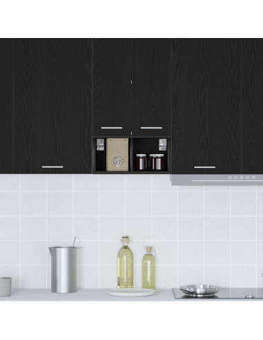 Armadio pensile Riga Rovere Nero 20 x 29,5 x 40 cm