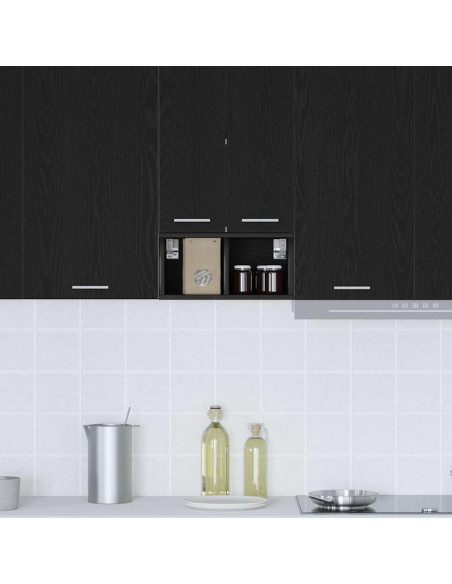 Armadio pensile Riga Rovere Nero 20 x 29,5 x 40 cm