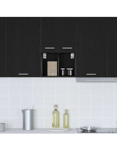 Armadio pensile Riga Rovere Nero 30 x 29,5 x 40 cm