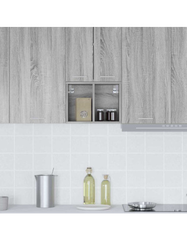 Armadio pensile Riga Grigio Sonoma 30 x 29,5 x 40 cm