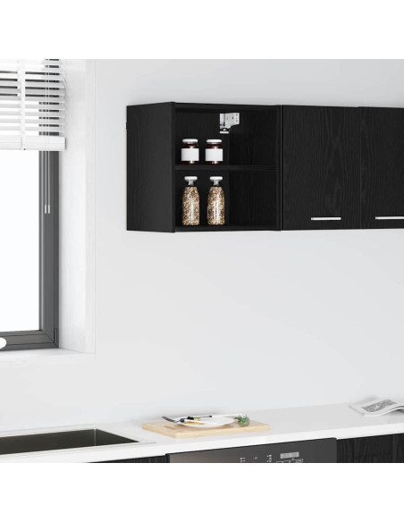 Armadio pensile Riga Rovere Nero 40 x 29,5 x 40 cm