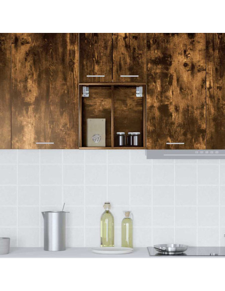 Armadio pensile Riga Rovere fumé 40 x 29,5 x 40 cm