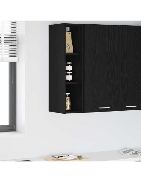 Armadio pensile Riga Rovere Nero 20 x 29,5 x 80 cm