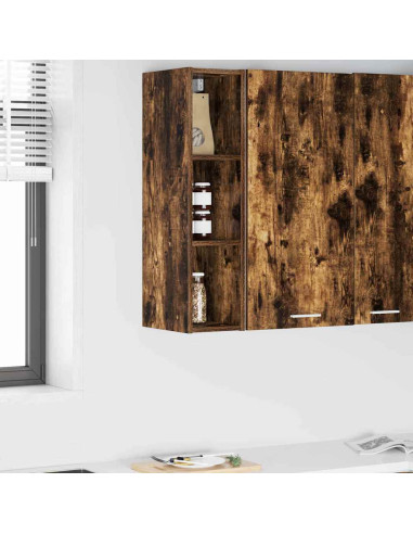 Armadio pensile Riga Rovere fumé 20 x 29,5 x 80 cm