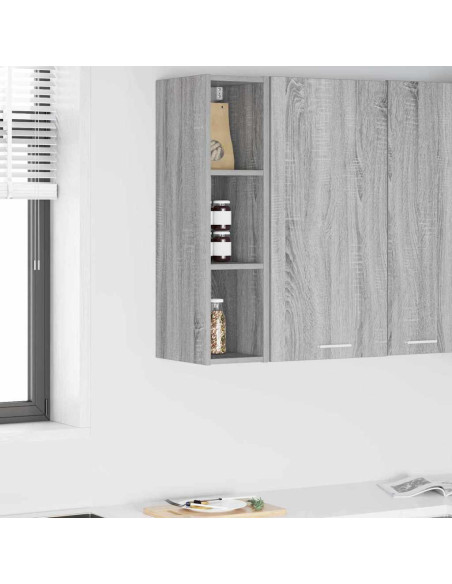 Armadio pensile Riga Grigio Sonoma 20 x 29,5 x 80 cm