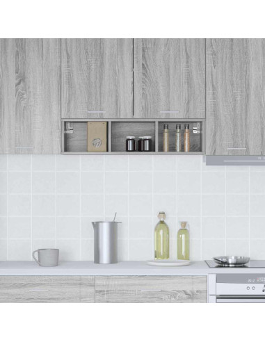 Armadio pensile Riga Grigio Sonoma 20 x 29,5 x 80 cm