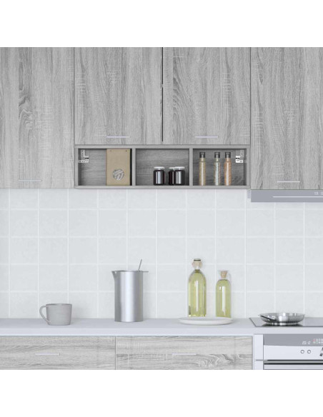 Armadio pensile Riga Grigio Sonoma 20 x 29,5 x 80 cm